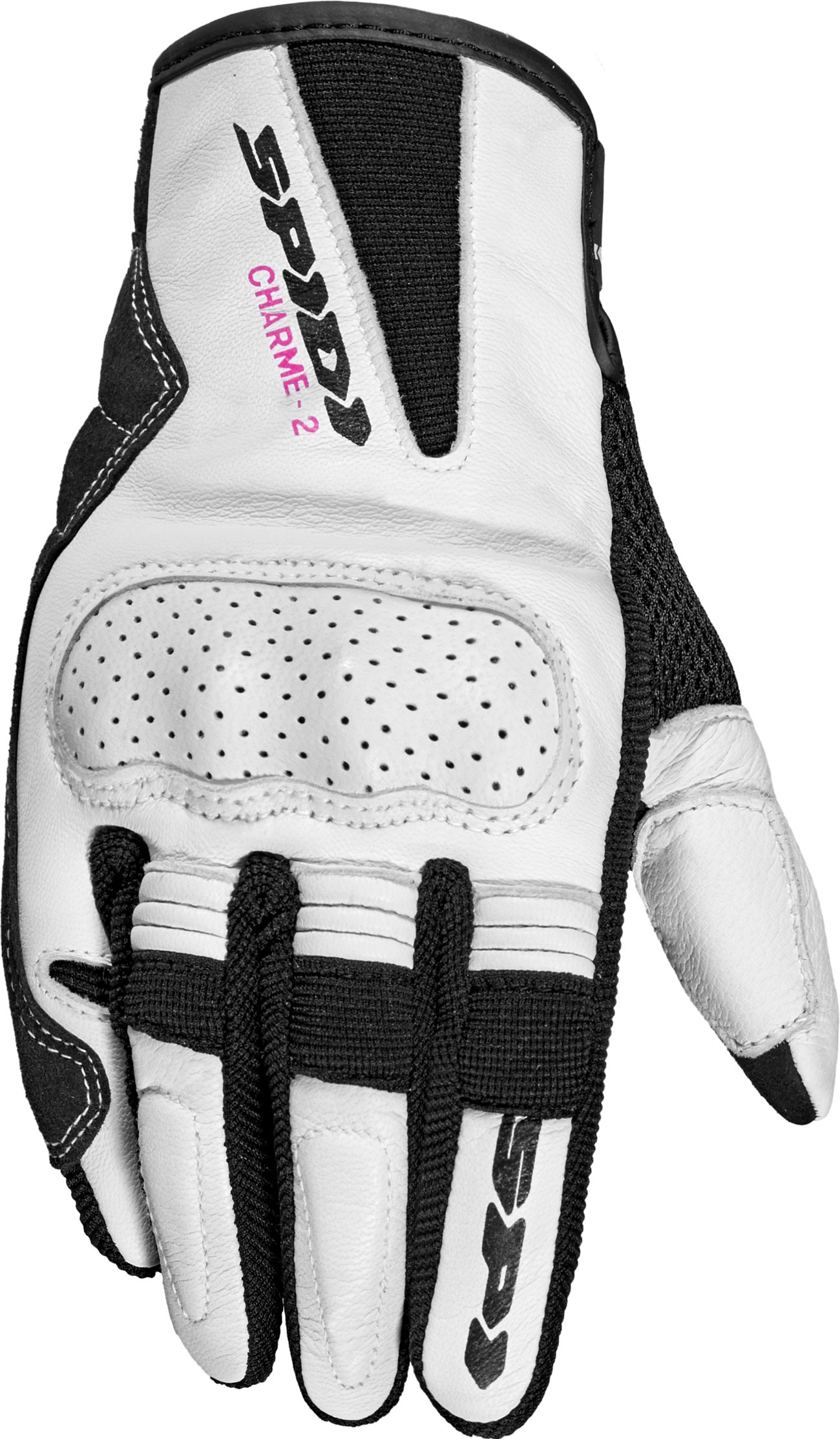 Spidi Charme 2, gants femmes - Noir/Blanc - M