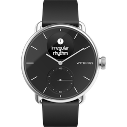 Withings Scanwatch Hybrid Smartwatch Scanwatch 38mm HWA09-model 2-All-Int (38-black) - digital/analog,schwarz - 38mm