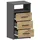 OEM Schubladenkommode 40 x 75 x 35 cm Anthrazit / Wotan Eiche