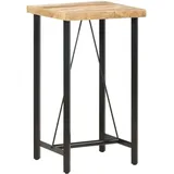 vidaXL Bartisch 55 x 55 x 107 cm Braun