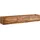 FineBuy TV Möbel Lowboard 160 x 35 x 25 cm Braun MDF, Massivholz