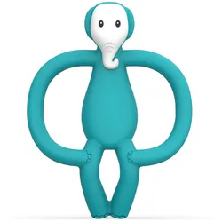 Matchstick Monkey Beißring / Zahnungshilfe für wundes Zahnfleisch verschiedene Tiermotive 1 St gruen