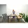 Zebra Technologies Alex Gartentisch 220 x 100 x 75 cm graphit/teak