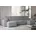 Ecksofa mit schlaffunktion und bettkasten Sofa U-form Couch U-form BEST stoff Abriamo Grau Grau