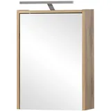 Schildmeyer Spiegelschrank Carlos, Eiche Landhaus Dekor, 43,5 x 16 x 64 cm
