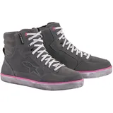 Alpinestars J-6, Schuhe wasserdicht Damen - Hellgrau/Pink - 11