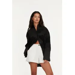Rotate für Damen. 114494100 Oversize Blumen Shirt schwarz (34), Lässig, Langarm, Bio-Baumwolle, Nachhaltig