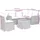 vidaXL Garten-Lounge-Set 6-tlg. beige