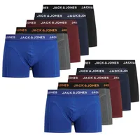 Jack & Jones Boxershorts Trunk (10-St., Set) Logobund, elastisch, im 10er Pack XL