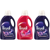 PERWOLL Flüssig Set 3x 27 WL (81WL) 2x Black Blütenmeer & 1x Color 3x 1,35l