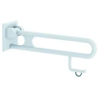 Normbau Stützklappgriff Nylon Care 600 mm Haltegriff mit Papierrollenhalter