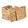 lycce Aufbewahrungskorb Kallax Box Wasserhyazinthe 33 x 33 x 33 cm braun