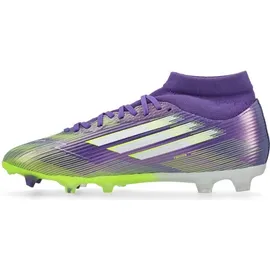adidas F50 League Mid FG/MG Purple Rush / Cloud White / Lucid Lemon 45 1/3