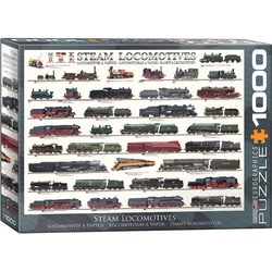 empireposter Puzzle Geschichte der Dampflokomotive - 1000 Teile Puzzle im Format 68x48 cm, 1000 Puzzleteile