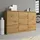 home collective Kommode, Eiche Artisan Holz, 3 Schubladen 120x75x40 cm Wohnzimmer, Kommoden | Sideboards, Kommoden