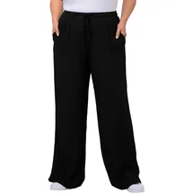 Ulla Popken Schlupfhose in schwarz | Gr.: 50-52