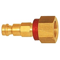 Riegler 107660-247.76 Unverwechselbarer Nippel NW 5, Messing blank, G