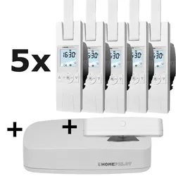 HOMEPILOT Gateway premium + 5x RolloTron premium smart + Sensor + Sonnensensor