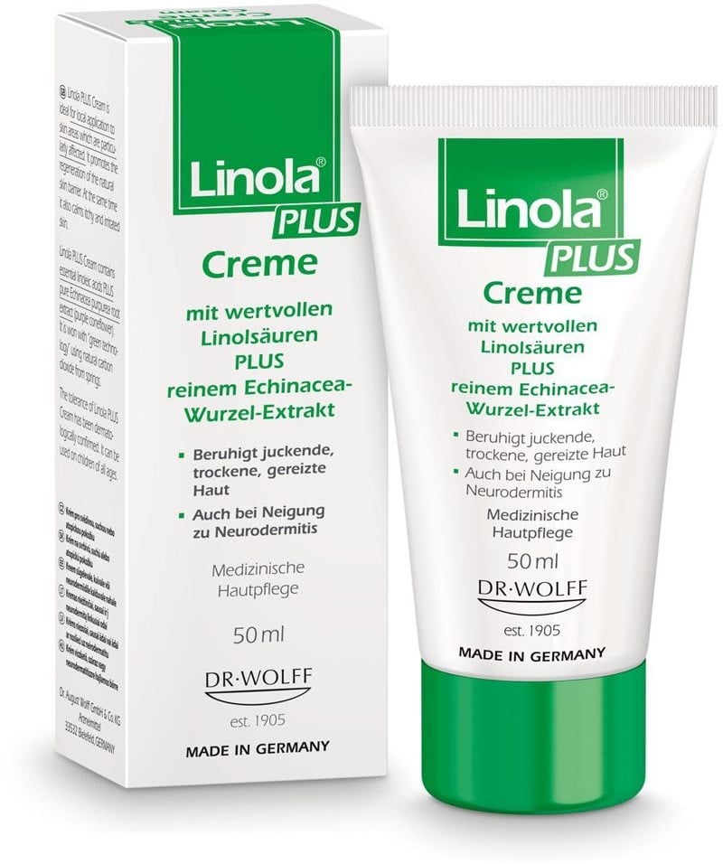 Linola Plus Creme - Creme für juckende, trockene und irritierte Haut