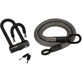 tex-lock eyelet U/X-Lock 120cm Schloss electric grey (31.005.002.120)