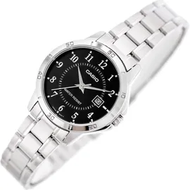Casio Collection LTP-V004D-1BUDF Damenuhr - Schwarz/Silber