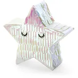 Partydeco Piñata Stern 10,5 cm x 9,5 cm x 3,5 cm Weiß