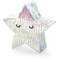Funidelia Piñata Stern 10,5 cm x 9,5 cm x 3,5 cm Weiß