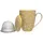 Tranquillo Teetasse 0,4 l Gelb 3 St.