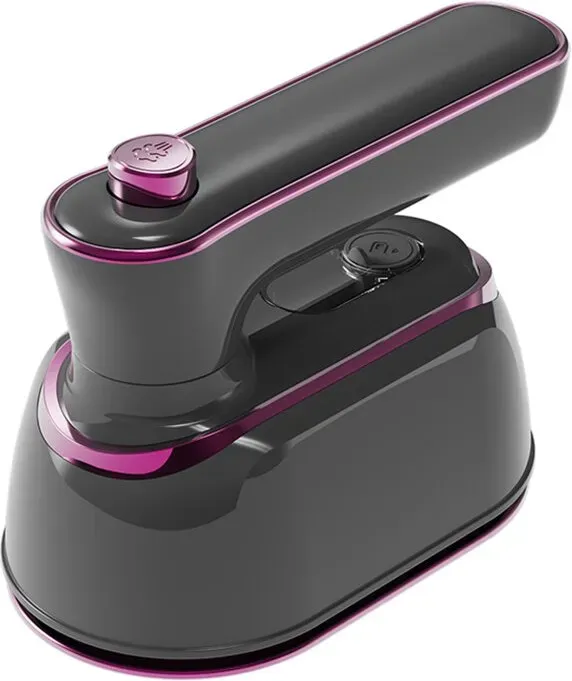 BUFFi5 JOY 1000-1190 W Handdampfbügeleisen, 70 ml Wassertank (±5 ml) (EU-Stecker), grau