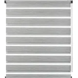 GARDINIA Doppelrollo de luxe 70 x 180 cm grau