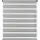 GARDINIA Doppelrollo de luxe 70 x 180 cm grau