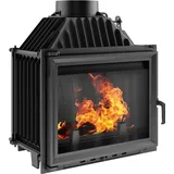 Kratki Kamineinsatz Maja 8 kW Ø 200 - Schwarz