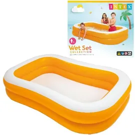 Intex Mandarin Swim Center Family Planschbecken 229 x 147 x 46 cm