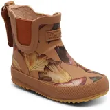 Bisgaard Unisex Kinder Baby Rubber Rain Boot, Camel Flowers, 29 EU