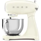 SMEG Küchenmaschine, Knetmaschine Rührmaschine mit Knethaken, 800,00 W, 4,80 l Schüssel