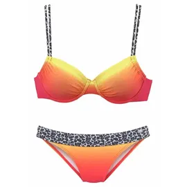 KangaROOS Bügel-Bikini Damen Gelb/Orange 40 Cup C