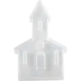 HobbyFun GmbH & Co. KG Kirche flach ca. 16 x 9 cm Silikongießform
