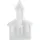 HobbyFun GmbH & Co. KG Kirche flach ca. 16 x 9 cm Silikongießform
