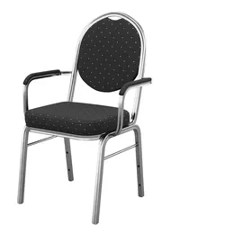 12er-Set Bankettstuhl | Schwarz | Stapelbar | Bankettstühle Stapelbar, Saalstühle, Konferenzstuhl