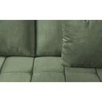 bobb Ecksofa mit Sitztiefenverstellung Carly ¦ grün ¦ Maße (cm): B: 320 H: 90 T: 215.0