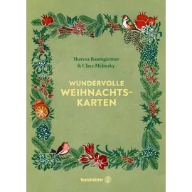 brandsttter verlag Wundervolle Weihnachtskarten: 15 kunstvolle Faltkarten mit hochwertigen Umschlägen und 6 Anhänger zum Ausschneiden: 18 Faltkarten mit Kuverts