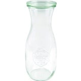 Weck Saftflasche 1 l (Hochwertiges Einweck, Einmach Glas mit Glasdeckel; geeignet für Flüssigkeiten;, Einmachglas