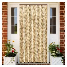 vidaXL Insektenschutz-Vorhang 90 x 220 cm Beige und Braun