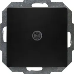 Kopp 651374082 PARIS - Taster mit Beleuchtung, Farbe: schwarz matt