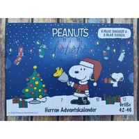 Adventskalender Peanuts Herren Socken Sneaker 12 Paar Gr 42-46 Weihnachten