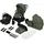 lionelo Mika Plus 3in1 Buggy 0-48 Monate bis 22 kg Babywagen bis zu 9 kg Kindersitz Babytrage bis zu 13 kg, Rückenlehne verstellbar, Dämpfung, 360° Räder, XXL-Verdeck