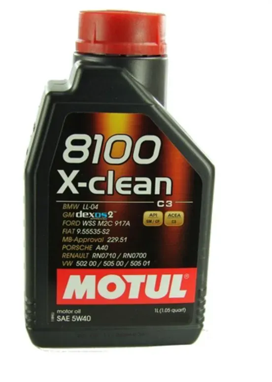 Huile moteur MOTUL 8100 X-Clean 5W40 C3 1L