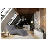 99rooms Relaxliege Hollywood, Relaxliege, Liegesessel, Kissen grau