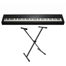 Kurzweil KAE1-LB Stage Piano Keyboard Schwarz 88 Tasten + keepdrum Keyboardständer