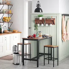 VASAGLE Barhocker LBC65X 65 cm Braun